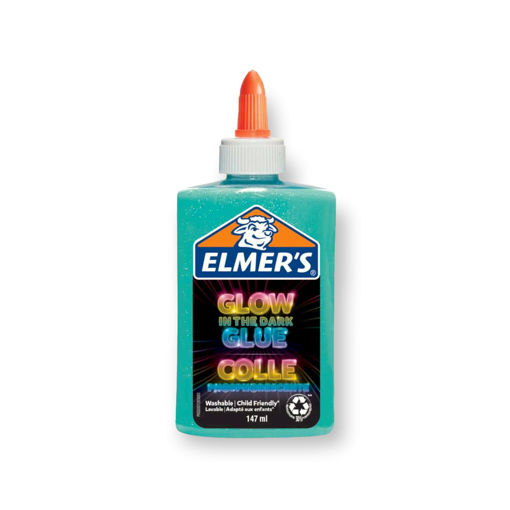 Picture of ELMERS GLOW IN THE DARK GLUE 147ML BLUE